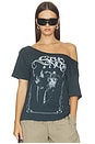 view 1 of 4 CAMISETA STEVIE NICKS BELLA DONNA OFF THE SHOULDER  in Vintage Black