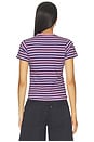 view 3 of 5 T-SHIRT STRIPE 44 VINTAGE  in Hazy Orchid Combo