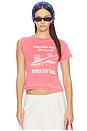 view 1 of 4 River Rat Race Burnout Vintage Tee in Deep Sea Coral