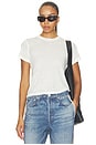 view 1 of 4 Solid Burnout Vintage Tee in Vintage White