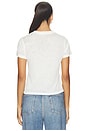 view 4 of 4 Solid Burnout Vintage Tee in Vintage White
