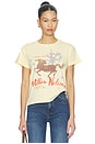view 1 of 4 T-SHIRT WILLIE NELSON HORSE CALLED MUSIC SOLO  in Sheer Yellow