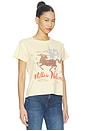 view 2 of 4 T-SHIRT WILLIE NELSON HORSE CALLED MUSIC SOLO  in Sheer Yellow