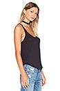 view 2 of 4 베이직 스쿱 탱크탑 in Black