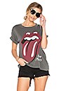 view 1 of 4 Rolling Stones Steel Wheels Tee in Faded Black