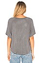 view 3 of 4 Def Leppard Drop Shoulder Tee in Smoke