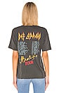 view 4 of 5 Def Leppard Hysteria Tee in Faded Black