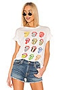 view 1 of 5 T-SHIRT À BANDE ROLLING STONES in Vintage White