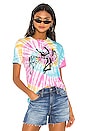 view 1 of 5 Led Zeppelin Icarus Weekend Tee in Rainbow Tie Dye