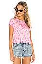 view 1 of 4 T-SHIRT in Pink Tie Dye