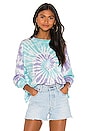 view 1 of 4 T-SHIRT in 2 Color Spiral Tie Dye