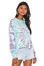 view 2 of 4 T-SHIRT in 2 Color Spiral Tie Dye