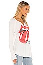 view 2 of 4 Rolling Stones Tour 89 Thermal in Vintage White