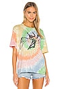 view 2 of 5 Led Zeppelin Icarus Tie Dye Weekend Tee in Faded Neons Tie Dye