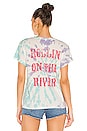 view 3 of 4 CCR Rollin' On The River Tour Tee in 2 Color Spiral