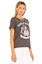 view 2 of 4 GNR Welcome To The Jungle Reverse Girlfriend Tee in Washed Black