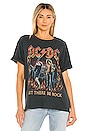 view 2 of 5 AC/DC Let There Be Rock Weekend Tee in Vintage Black