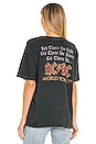 view 4 of 5 AC/DC Let There Be Rock Weekend Tee in Vintage Black