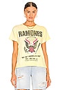view 1 of 4 The Ramones Bowery and Bleeker Tee in Sun Faded Citron
