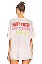 view 4 of 5 Spice Up Your Life Merch Tee in Vintage White