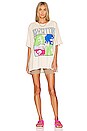 view 7 of 8 Led Zeppelin Four Square Merch Tee in Dirty White