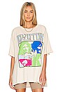 view 1 of 4 Led Zeppelin Four Square Merch Tee in Dirty White