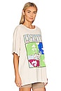 view 3 of 4 Led Zeppelin Four Square Merch Tee in Dirty White