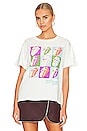 view 1 of 8 Rolling Stones 9 Licks Boyfriend Tee in Vintage White