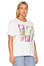 view 4 of 8 Rolling Stones 9 Licks Boyfriend Tee in Vintage White