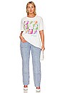 view 8 of 8 Rolling Stones 9 Licks Boyfriend Tee in Vintage White