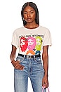 view 1 of 9 Rolling Stones Boyfriend Tee in Dirty White