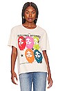 view 3 of 9 Rolling Stones Boyfriend Tee in Dirty White
