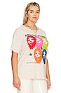 view 4 of 9 Rolling Stones Boyfriend Tee in Dirty White