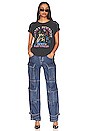 view 7 of 8 Whitney Houston I'm Your Baby Tee in Vintage Black