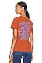 view 3 of 4 The Who On Repeat Tour Tee in Cinnamon