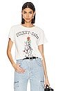 view 1 of 9 T-SHIRT À BANDE JOHNNY CASH BOUND BY WILD DESIRE in Vintage White