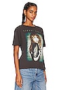 view 3 of 5 Stevie Nicks Photo Boyfriend Tee in Washed Black