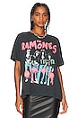 view 2 of 5 CAMISETA DE BANDA THE RAMONES BEAT ON THE BRAT MERCH in Vintage Black