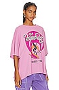 view 2 of 4 The Beach Boys 1983 Tour Oversized Tee in Lilac Bloom