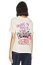 view 3 of 4 Guns N Roses Was Here Boyfriend Tee in Dirty White Pigment