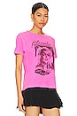 view 2 of 4 Blondie Heart Of Glass Flyer Ringer Tee in Sugar Plum