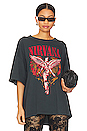 view 1 of 4 CAMISETA NIRVANA TRIPPY HEART in Vintage Black