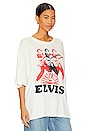 view 2 of 4 Sun Records x Elvis Repeat Tee in Vintage White