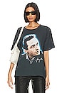 view 1 of 4 Johnny Portrait Merch Tee in Vintage Black