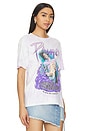 view 2 of 5 Prince Live in Concert Weekend Tee in Lilac Spiral