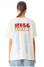 view 4 of 5 Kiss Destroyer Tour 76 Merch Tee in Stone Vintage