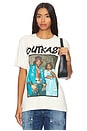 view 1 of 4 OUTKAST PHOTO WEEKEND Tシャツ in Dirty White