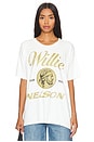 view 1 of 4 ФУТБОЛКА WILLIE NELSON AMERICAN ORIGINAL MERCH in Vintage White