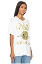 view 2 of 4 WILLIE NELSON AMERICAN ORIGINAL MERCH Tシャツ in Vintage White