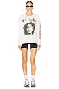 view 4 of 4 Bob Marley Catch A Fire Relaxed Long Sleeve Tee Shirt in Vintage White